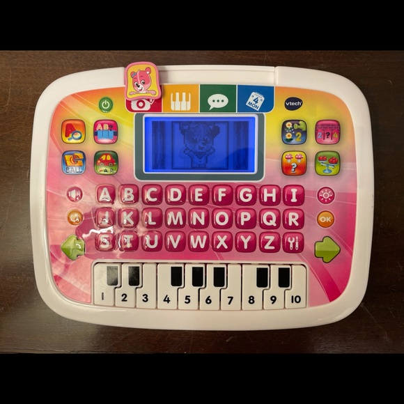 VTech Little Apps Tablet, Pink Girls Educational Toy Model No. 1394- Works! - Picture 1 of 4
